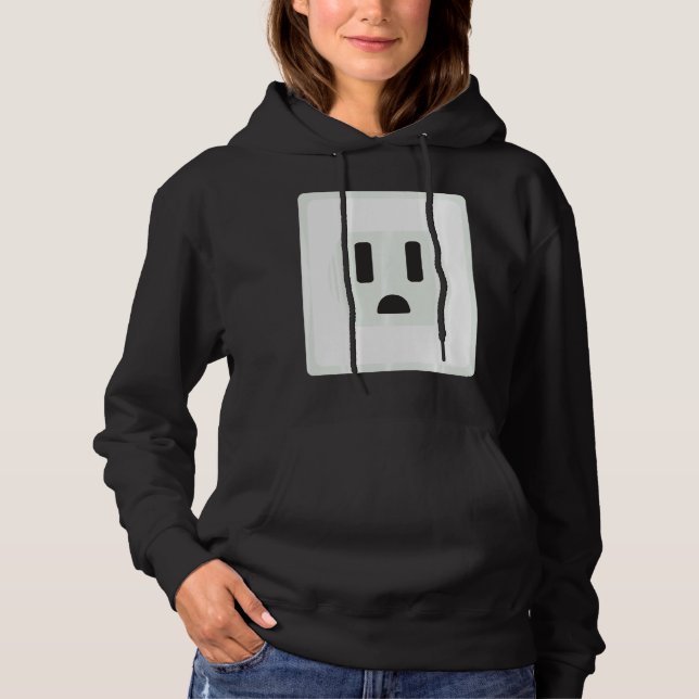 Pull À Capuche Connecteur Easy Plug Et Socket Couple Halloween Co (Devant)