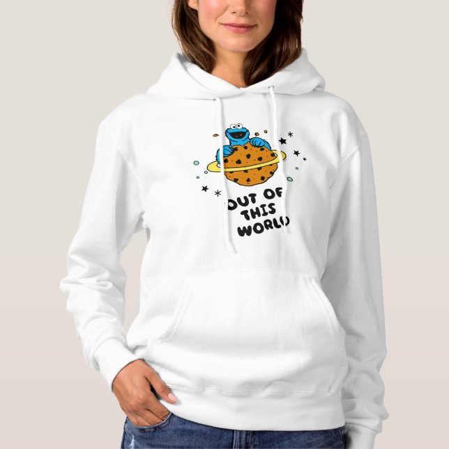 Pull À Capuche Cookie Monster | Hors de ce monde (Devant)