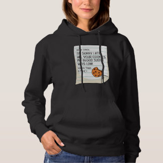 Pull À Capuche Cookies de Noël pour diabétiques Cher Père Noël Se