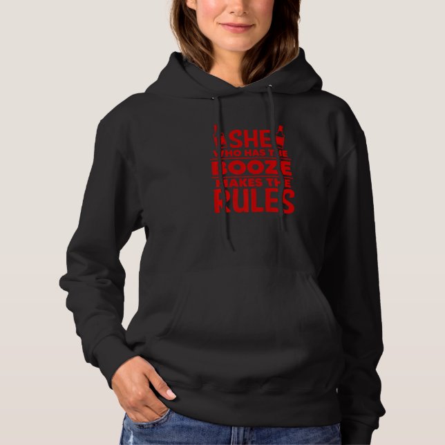 Pull À Capuche Cool Bartender Pour Femmes Filles Liquor Mixologue (Devant)