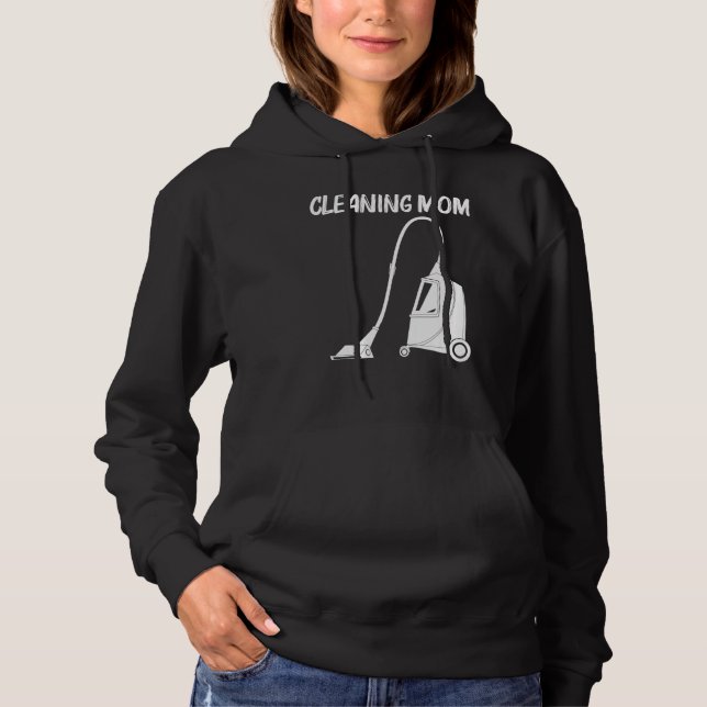 Pull À Capuche Cool Cleaner Art Pour Maman Mama Nettoyant Outils (Devant)