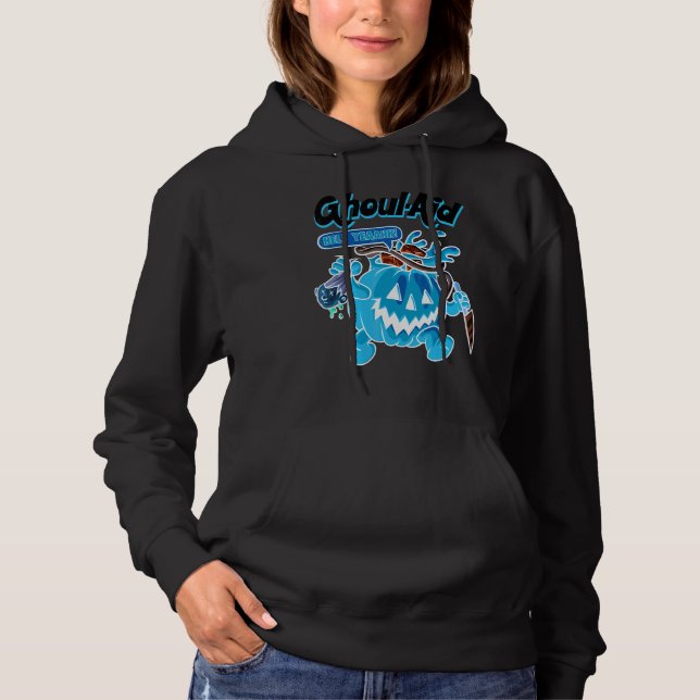 Pull À Capuche Cool Ghoul Secours   Ghoul Citrouille Halloween (Devant)