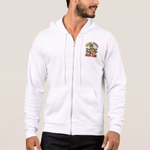 Pull À Capuche Cool Pin Soleil Chaud Rétro Ananas Ambiance Été
