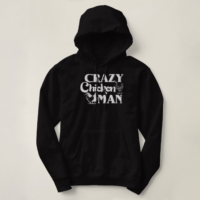 Pull À Capuche Cool Poulet Art Pour Hommes Femmes Enfants Volaill (Design devant)