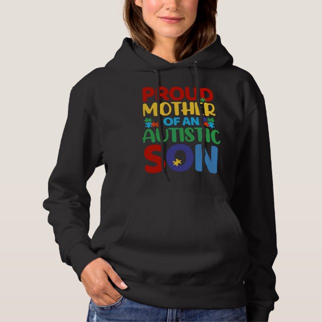 Pull À Capuche Copia De Autisme (Devant)