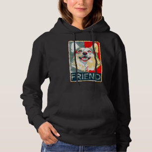 Pull À Capuche Corgi Pop Art Poster Ami Vintage Corgi Chien