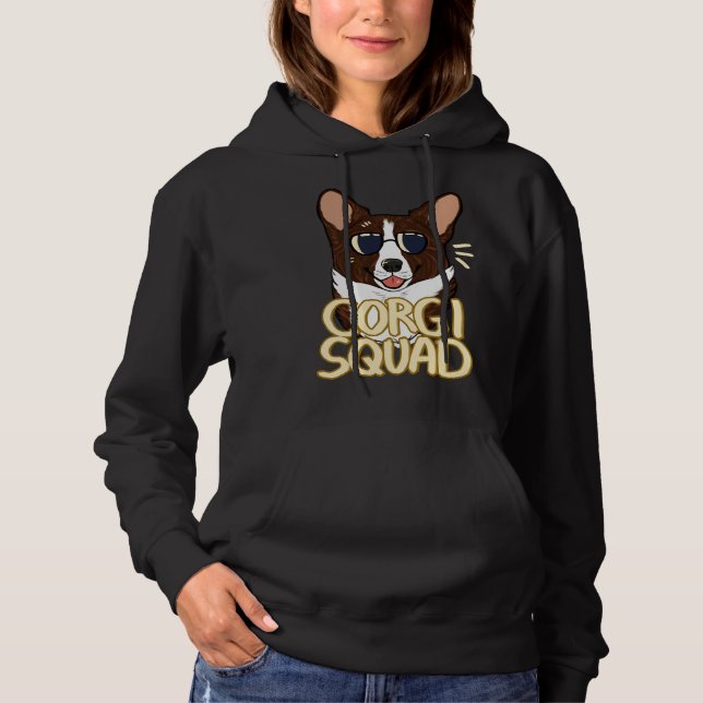 Pull À Capuche Corgi Squad Brindle (Devant)