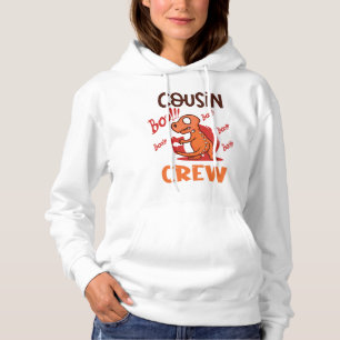 Pull À Capuche Costume Éffrayant Dinosaure Halloween à l'équipage
