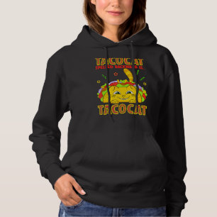 Pull À Capuche Costume Tacocat Drôle Chat Taco Kitty Tacos Pour L