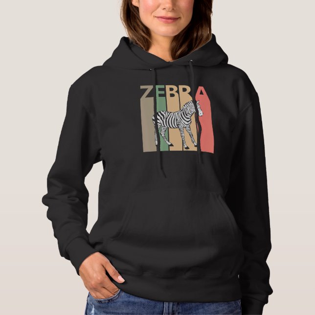 Pull À Capuche Costume Zebra amusant (Devant)