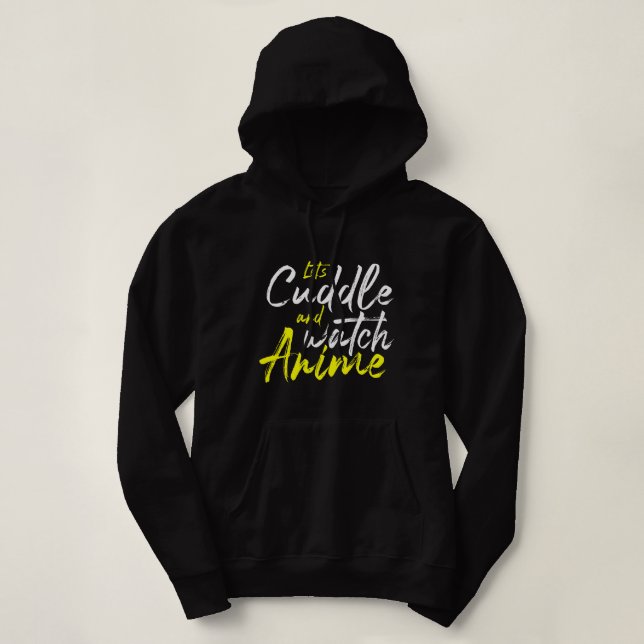 Pull À Capuche Couddle and Watch Anime - Couple Buts (Design devant)