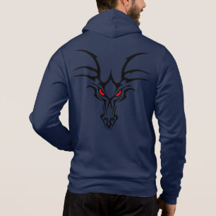 Pull À Capuche Couleur de dragon de Dagon Rouge Feu