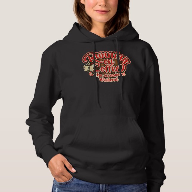 Pull À Capuche Courir Sur Le Café Et Le Week-End Occasionnel (Devant)