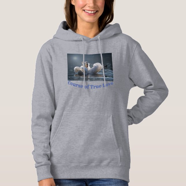Pull À Capuche cours de vrai amour T-shirt (Devant)