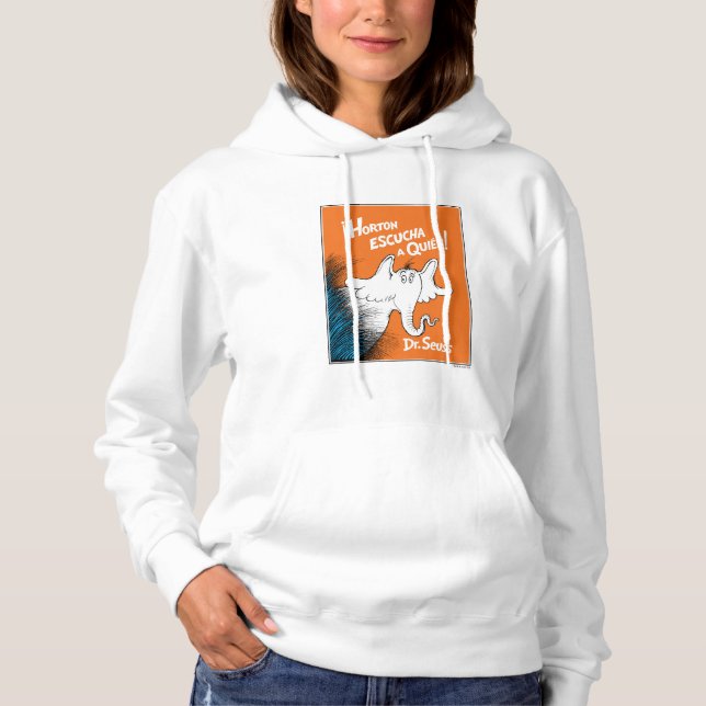 Pull À Capuche Couverture de livre espagnol Horton Escucha A Quie (Devant)