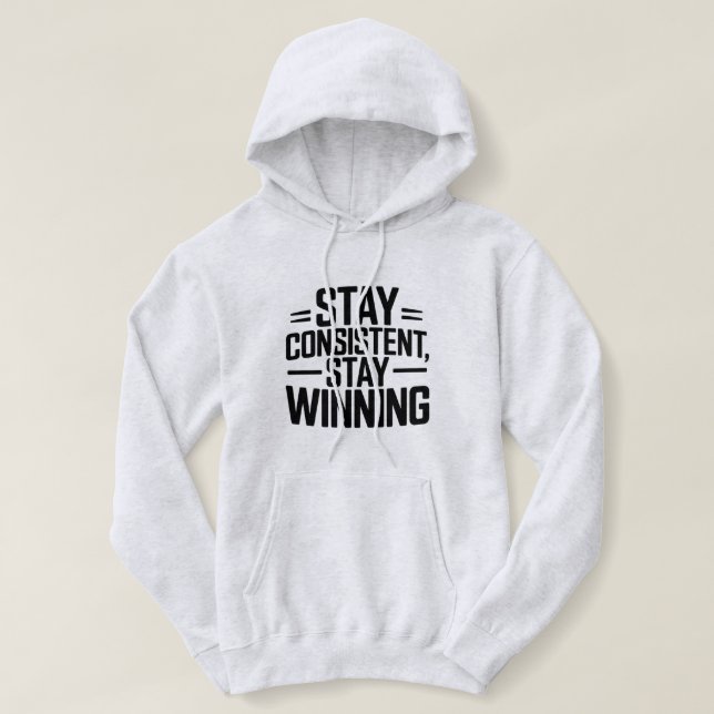 Pull À Capuche Cozy Motivational Quote Hoodie, winter outfit (Design devant)