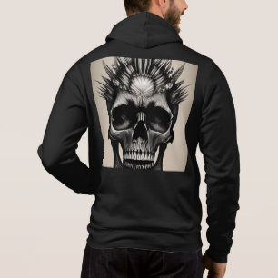 Pull À Capuche Crâne tribal