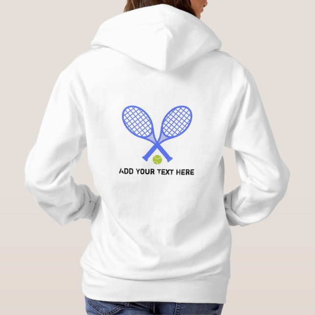 Pull À Capuche Créez votre propre joueur de tennis (Dos)