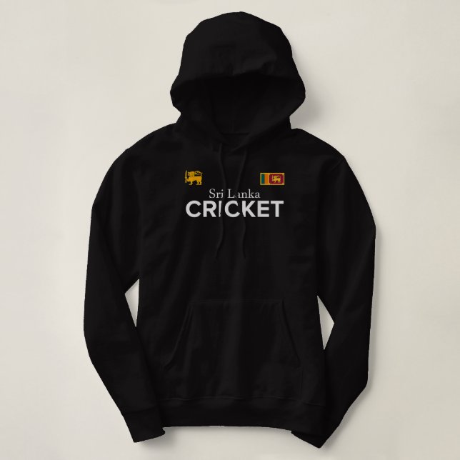 Pull À Capuche Cricket 17\Cricket Sri Lanka Best Fans cadeau pour (Design devant)