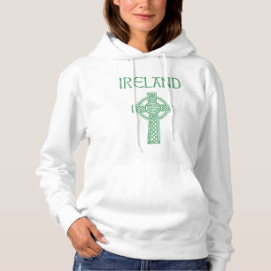 Pull À Capuche Croix celtique d'Irlande