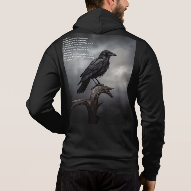 Pull À Capuche Crow (Dos)