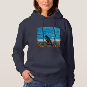 Pull À Capuche Crow on the Beach 2 Peinture