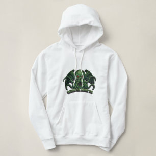 Pull À Capuche Cthulhu Graffiti 3D Crop Hoodie Vêtements de rue
