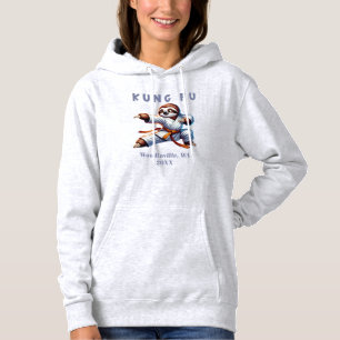 Pull À Capuche Custom Kung Fu Martial Arts Lieu Date Nom