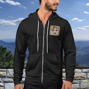 Pull À Capuche Custom Pet Family Photo Personalized