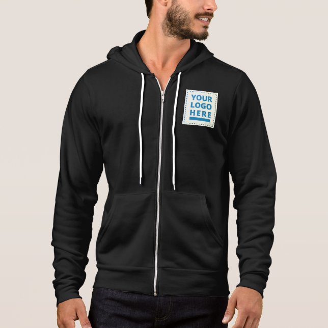 Pull À Capuche Customisé Votre Logo Ici Bloc-notes Customisé Votr (Devant)