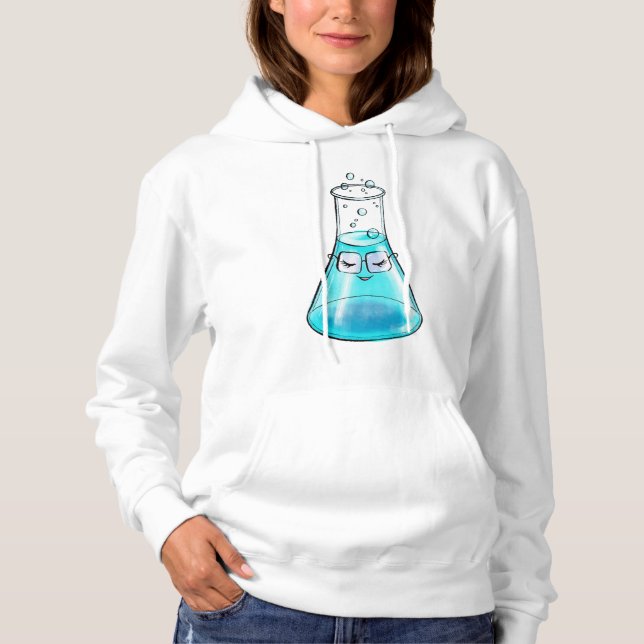 Pull À Capuche Cute Chimie Science Lab Art (Devant)