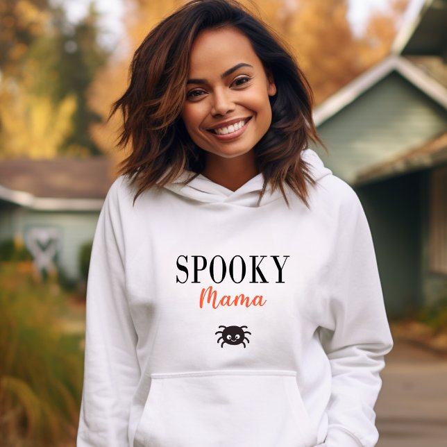 Pull À Capuche Cute Éffrayante Mama Famille Araignée d'Halloween (Créateur téléchargé)
