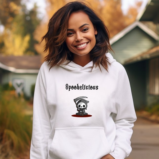 Pull À Capuche Cute Spookelicious Halloween Grim Reaper (Créateur téléchargé)