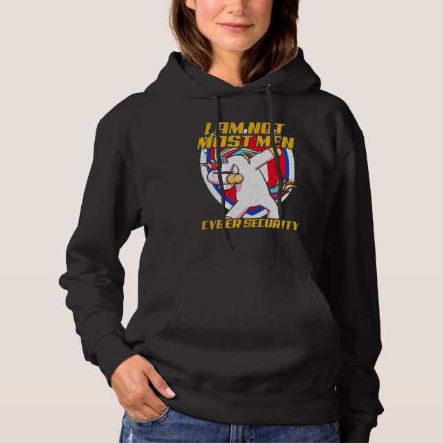 Pull À Capuche Cybersécurité IT Analyst Certified Tech Security 2 (Devant)