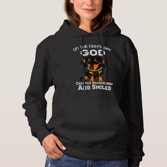 Pull À Capuche Dachshund Huitième (Devant)