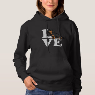 Pull À Capuche Dachshund Love Apparel Dachshund Propriétaire Funn