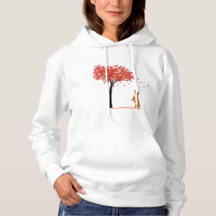 Pull À Capuche Dachshund Maple Tree Thanksgiving Day mignon chien
