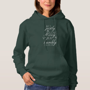 Pull À Capuche D'acte promenade de pitié d'amour juste humblement