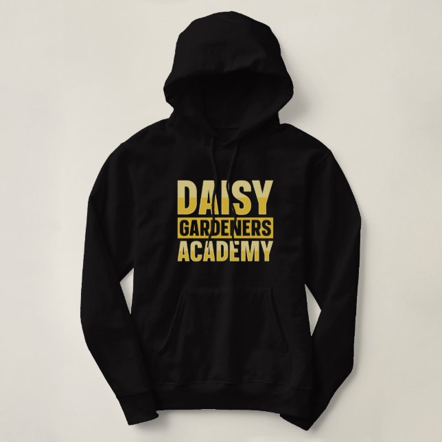 Pull À Capuche Daisy Gardeners Academy Botanist Fleurs Jardinage (Design devant)