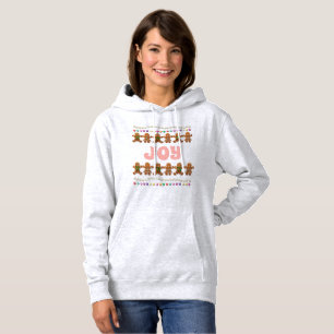 Pull À Capuche Danser Gingerbread Cookies Et Bonbons Colorés