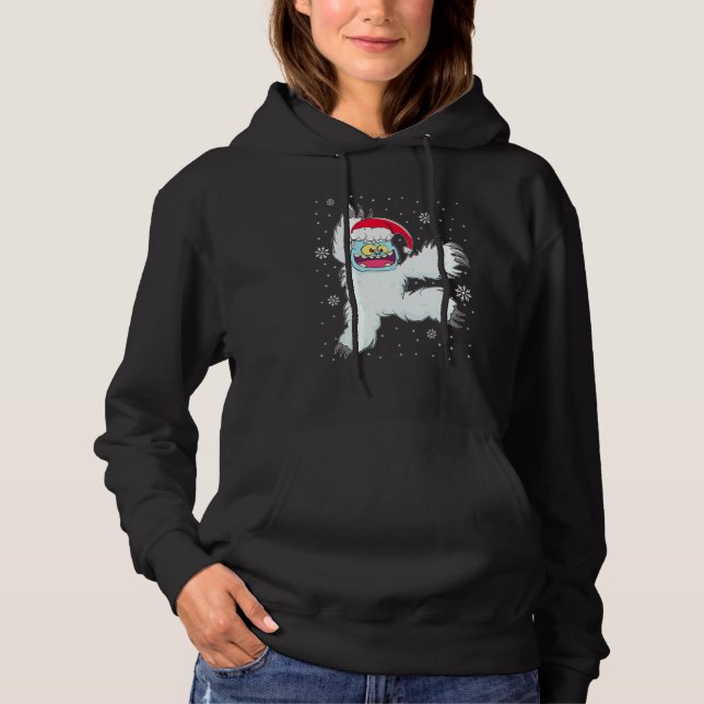 Pull À Capuche Danseur de ballon Yeti Couper Noël Danser (Devant)