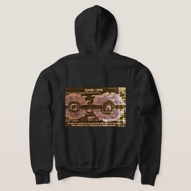 Pull À Capuche Dark Ops Wormhole Hoodie — Dossier Interdimensionn (Couchage Retour)
