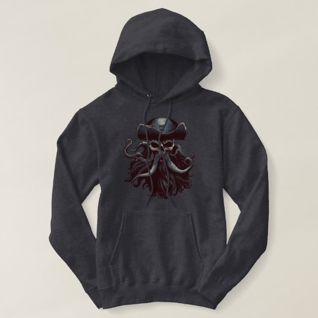 Pull À Capuche Davy Jones (Design devant)