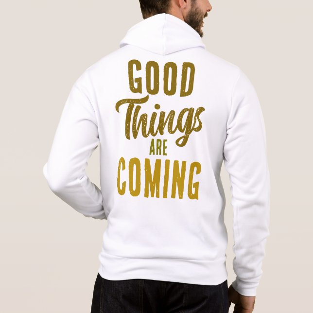 Pull À Capuche De bonnes choses arrivent ☀️ (Dos)