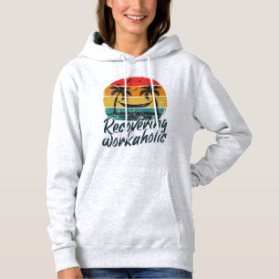 Pull À Capuche Débardeur de vacances au coucher de soleil rétro p