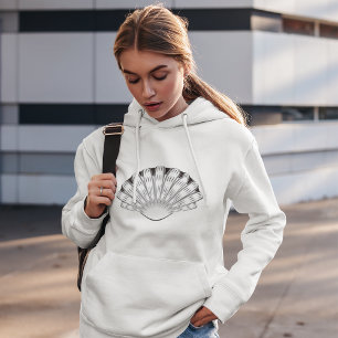 Pull À Capuche Decorative Seashell Hoodie