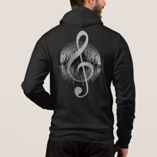 Pull À Capuche Délicat Tune - Argent