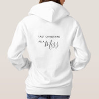 Dernier Noël comme une Miss Black Script Police