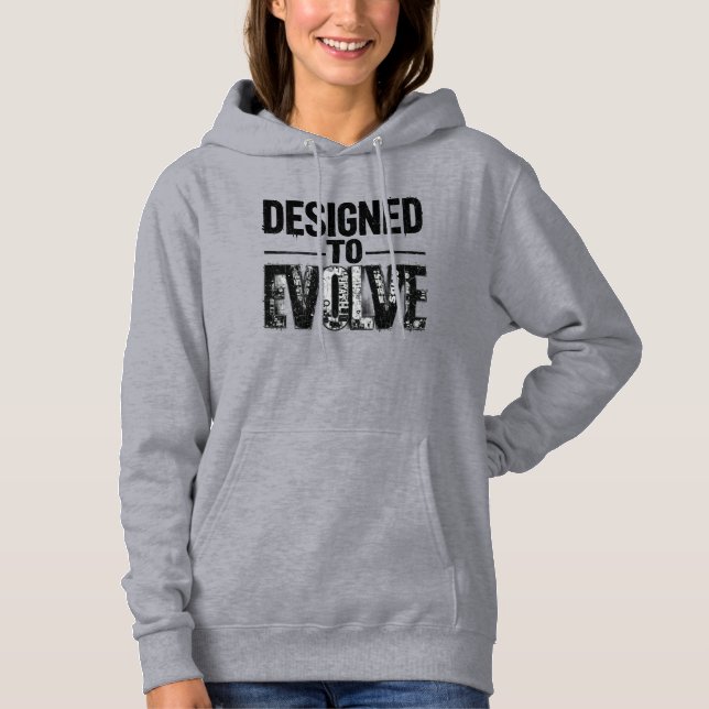 Pull À Capuche Designed to Evolve Sweatshirt pour femmes Croissan (Devant)
