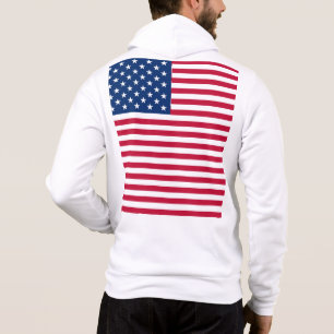 Pull À Capuche Dessin de fierté du drapeau américain USA